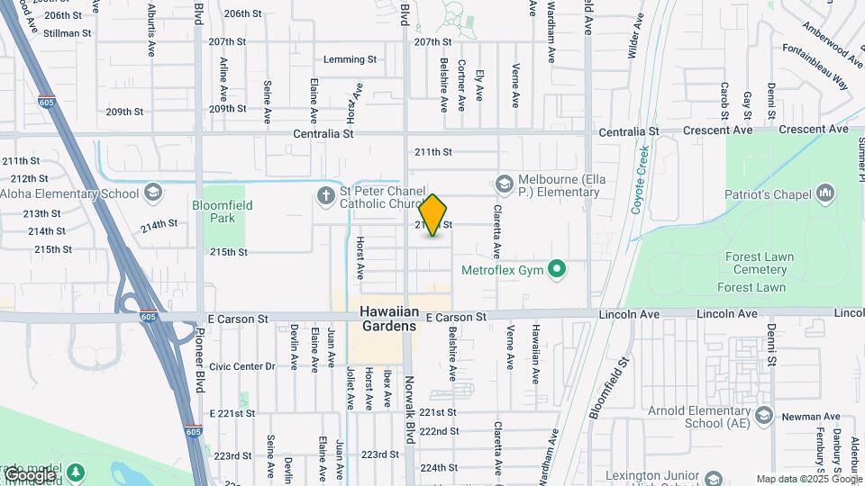 12233-12235 215th St Mapa y Detalles de la Ubicación