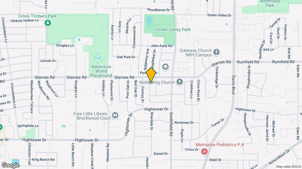 7336 Hidden Oaks Dr Map and Location Details