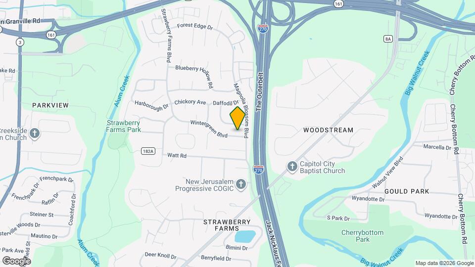 4154 Wintergreen Blvd Map and Location Details