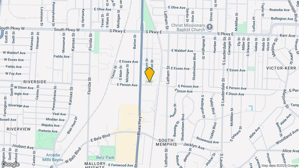 1673 Patton St Map and Location Details