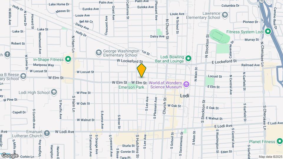 423 W Elm St Map and Location Details