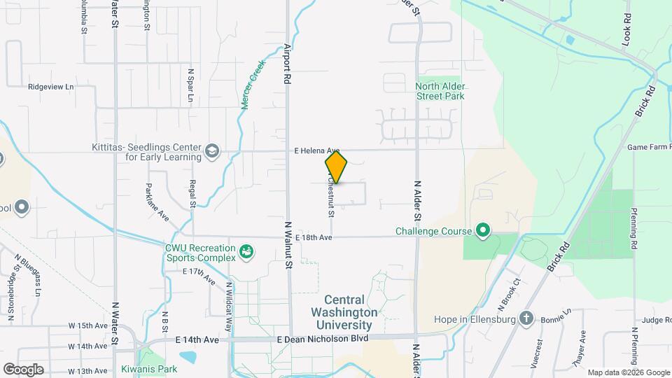 2100 N Chestnut St Map and Location Details