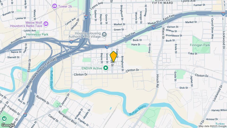 3410 Cline St Map and Location Details