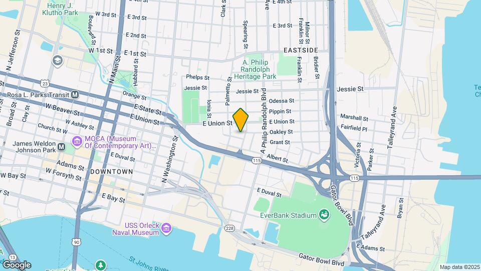 835 Oakley St Map and Location Details