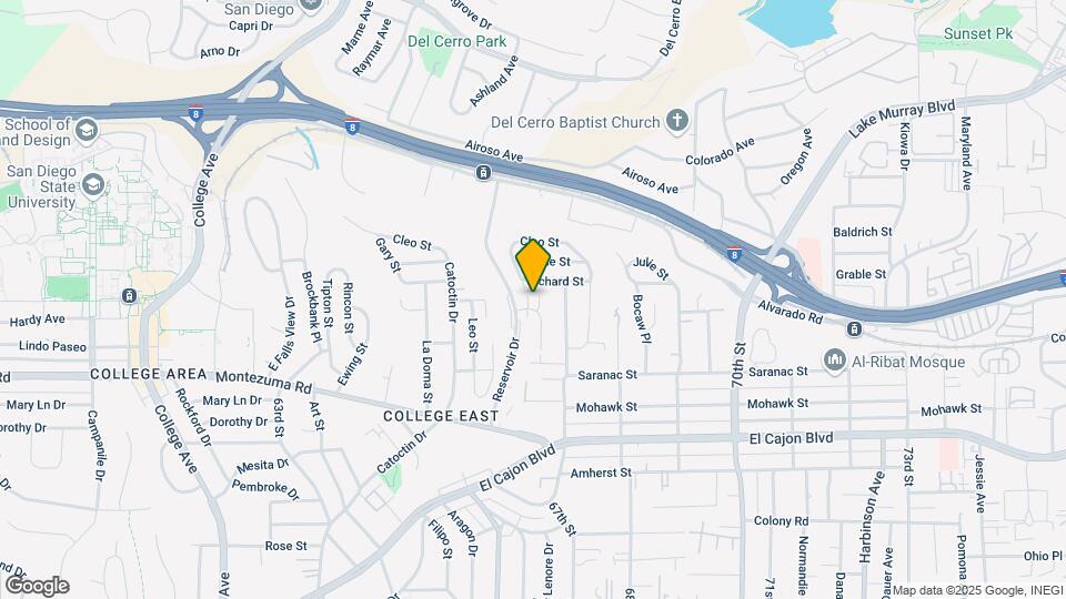 6620 Reservoir Ln Map and Location Details