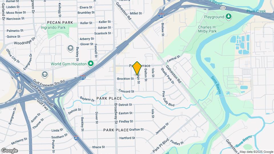 8221 Brockton St Map and Location Details