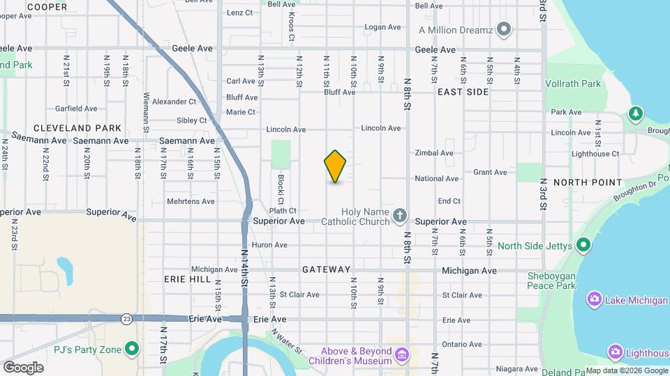 1611 N 11th St Mapa y Detalles de la Ubicación