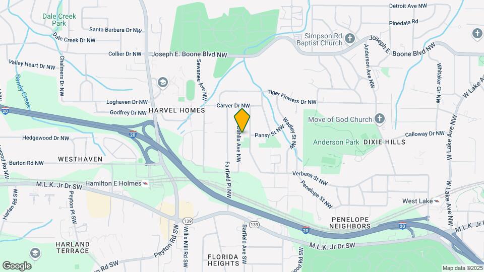 139 Dahlia Ave NW Map and Location Details