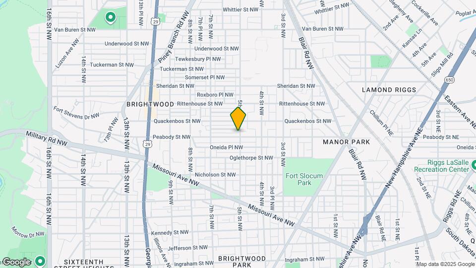 501 Peabody St NW Mapa y Detalles de la Ubicación