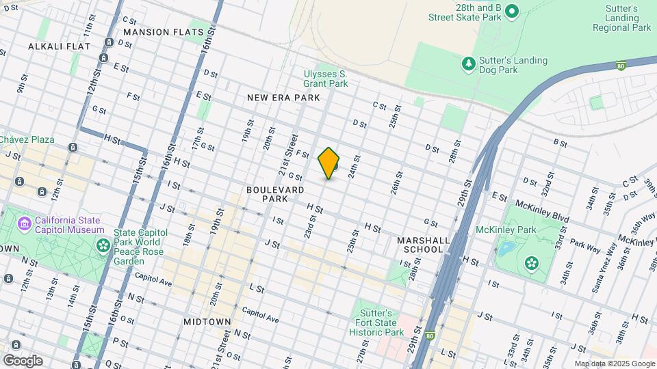 625-631 23rd St Map and Location Details