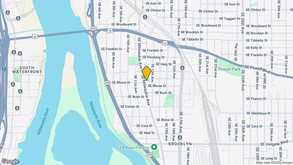 3628 SE Milwaukie Ave Map and Location Details