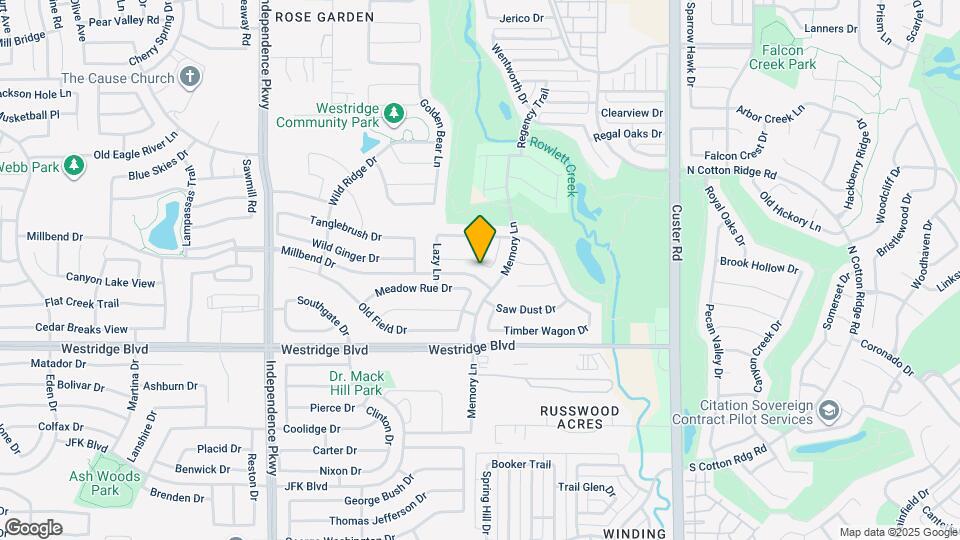 9705 Colonywood Dr Map and Location Details
