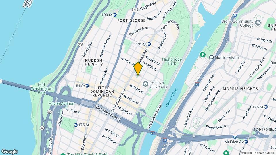 552-554 W 186th St Map and Location Details