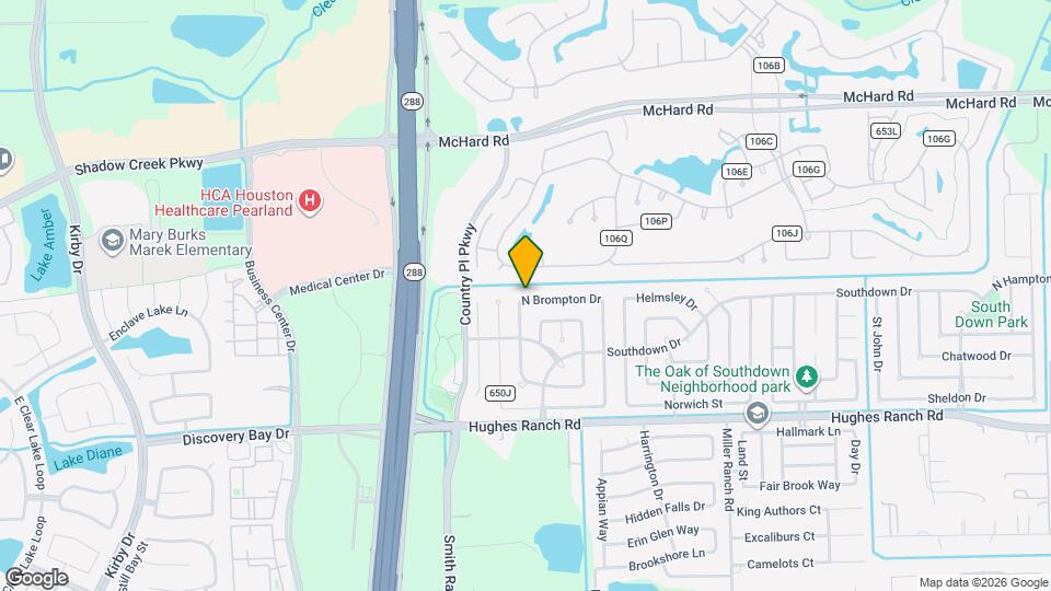 2607 N Brompton Dr Map and Location Details