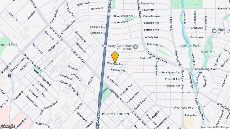 4527 Westway Ave Map and Location Details