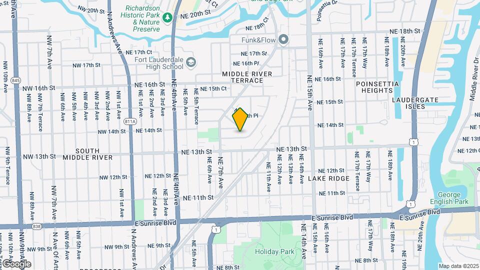 749 NE 13th Ct Map and Location Details