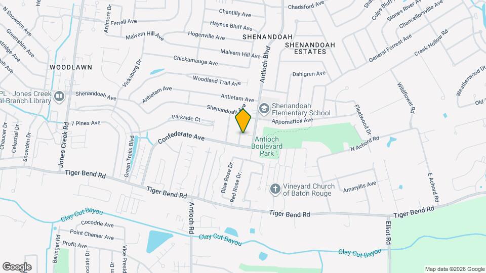 6225 Chattanooga Dr Map and Location Details