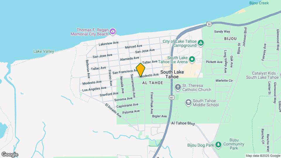 884 Modesto Ave Map and Location Details