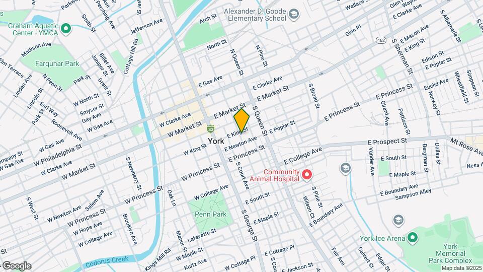 111 S Duke St Mapa y Detalles de la Ubicación