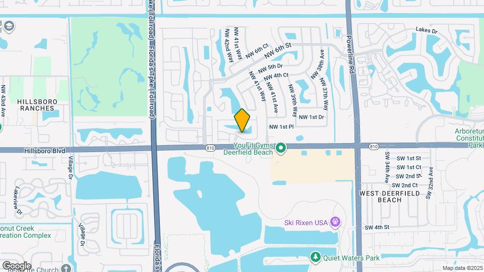 4289 NW 1st Pl Map and Location Details
