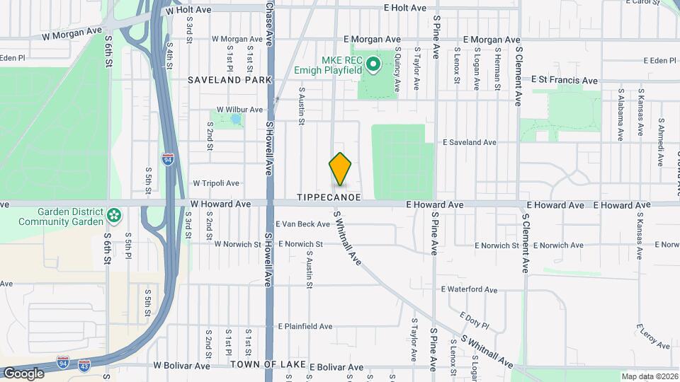 3860 S Whitnall Ave, Unit 3862 - Upper Mapa y Detalles de la Ubicación