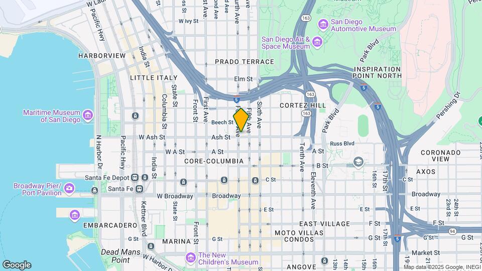400-420 Ash St Map and Location Details