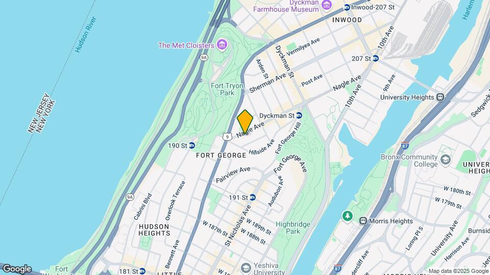 31 Nagle Ave Mapa y Detalles de la Ubicación