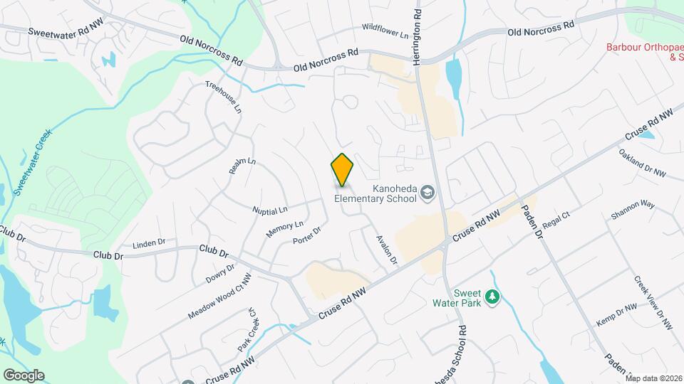 1195 Avalon Dr Map and Location Details