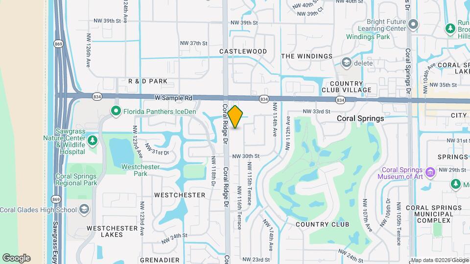 3211 Coral Ridge Dr Map and Location Details