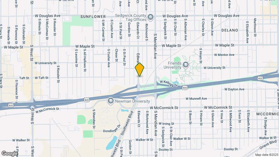 702 S Edwards St Map and Location Details