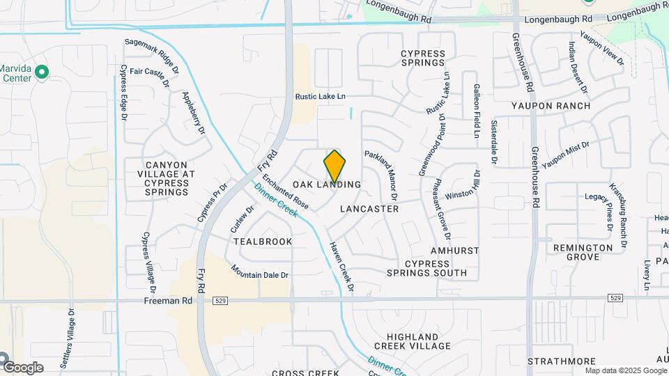 7447 Oakwood Canyon Dr Mapa y Detalles de la Ubicación