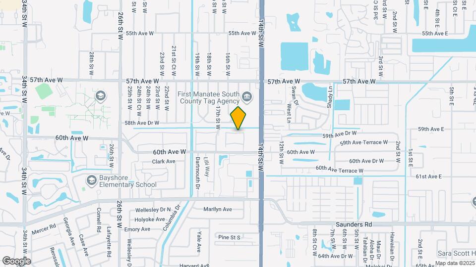 1625 Leisure Dr Map and Location Details