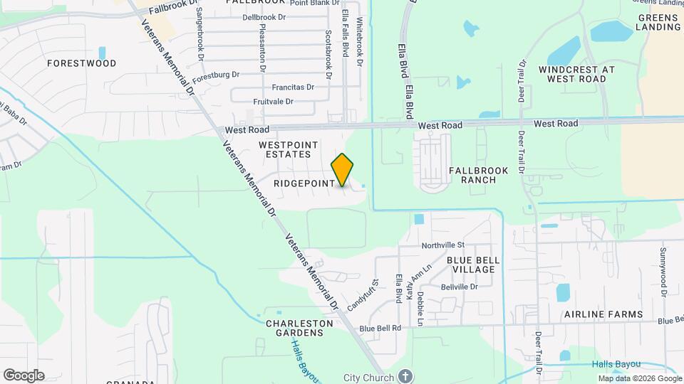 10025 Rosbrook Dr Map and Location Details