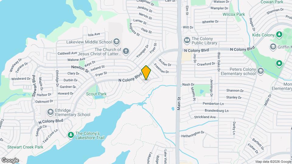 4520 Inman Dr Map and Location Details