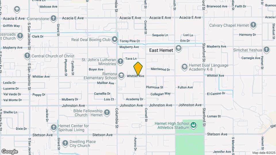 41187 Whittier Ave Map and Location Details