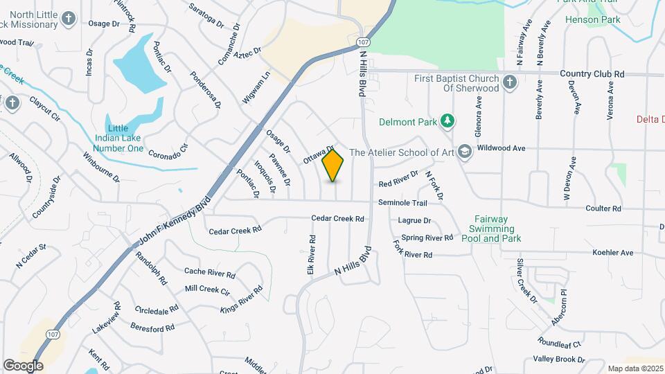 6209 Blackhawk Dr Map and Location Details