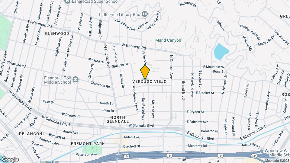 1237 Valley View Rd Map and Location Details