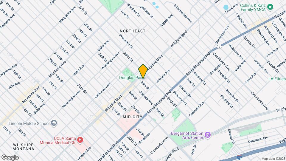 1217 25th St Map and Location Details