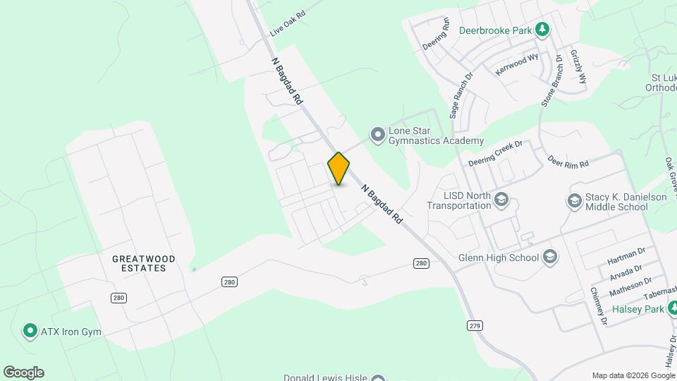 2536 Acoma Ln Map and Location Details