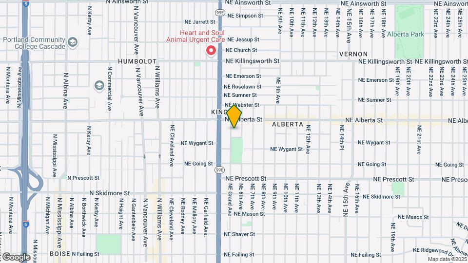 4914 NE Grand Ave Map and Location Details