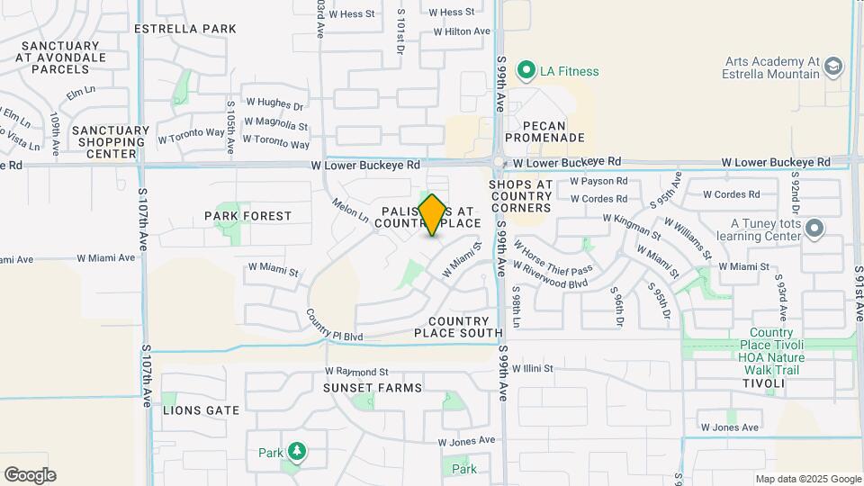 3110 S 100th Dr Mapa y Detalles de la Ubicación