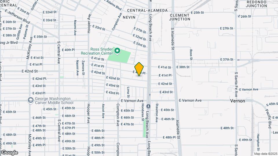 1621 E 42nd St Mapa y Detalles de la Ubicación