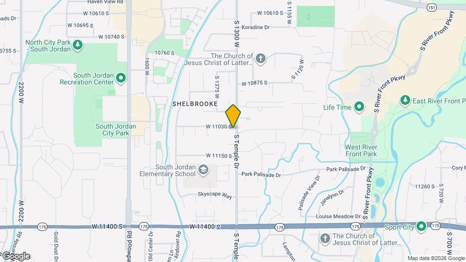 11044 S Temple Dr Map and Location Details
