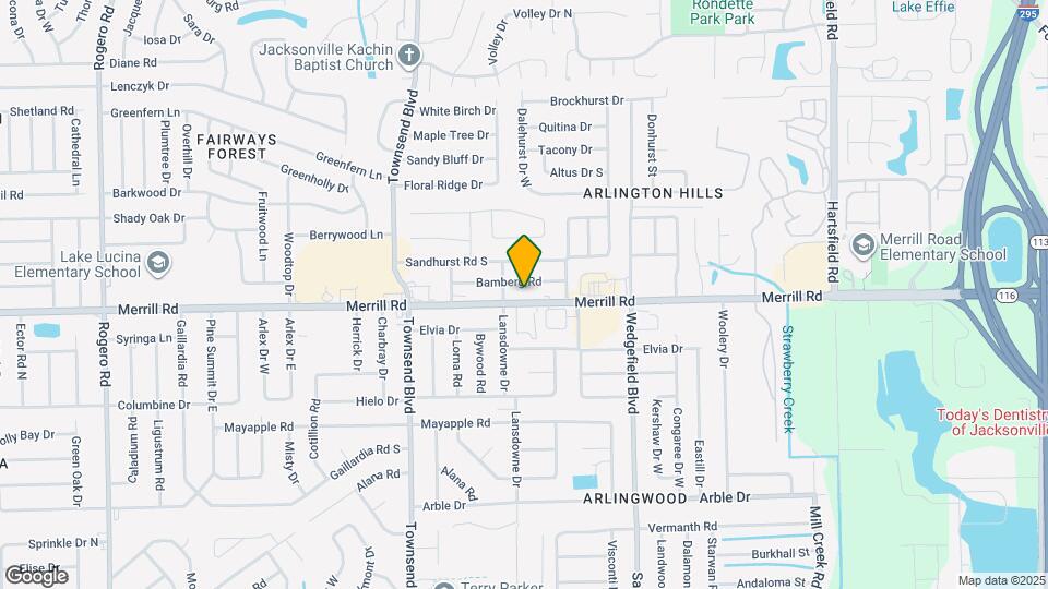 7419 Merrill Rd Map and Location Details