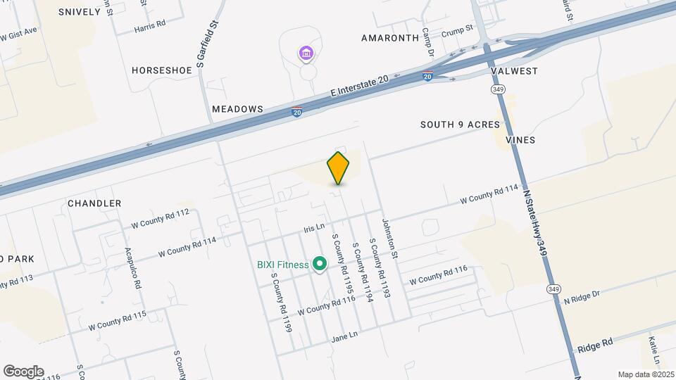 2600 S County Rd Map and Location Details