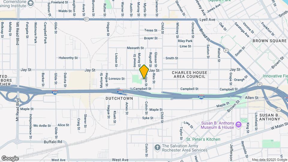377 Colvin St Map and Location Details