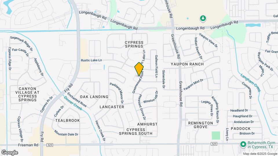 7615 Greenwood Point Dr Map and Location Details