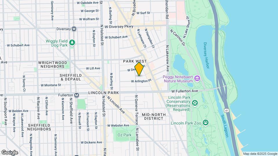 556 W Arlington Pl, Unit 309 Map and Location Details
