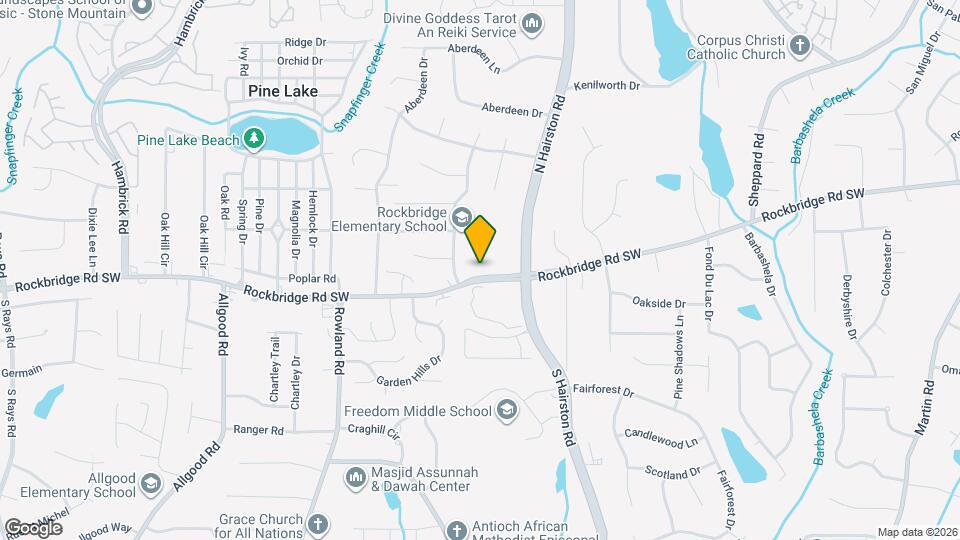 4798 Rockbridge Rd SW Map and Location Details