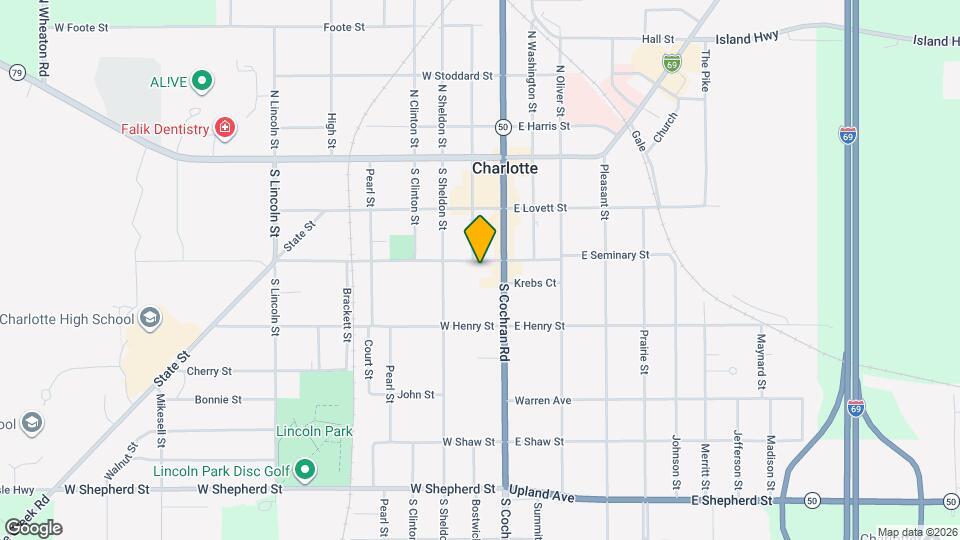 121 W Seminary St, Unit 121 Upper Map and Location Details